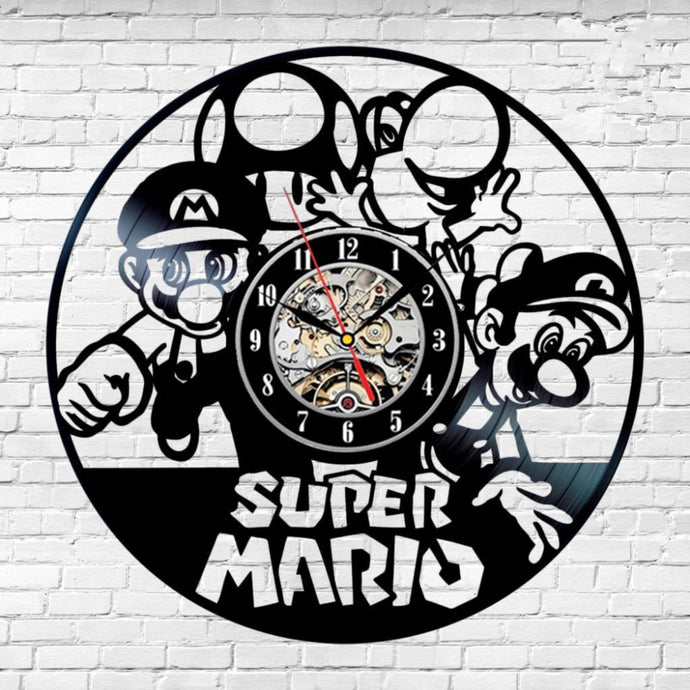 Super Mario Themed Wall Clock