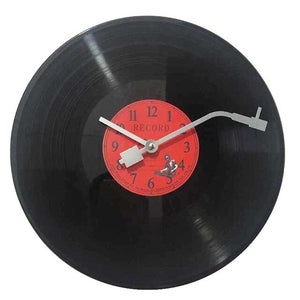 Record Wall Clock-