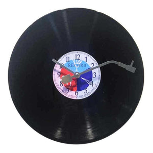 Record Wall Clock-