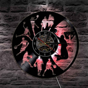 Basketball Theme Wall Clock