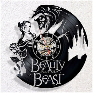 Beauty and Beast Wall Clock