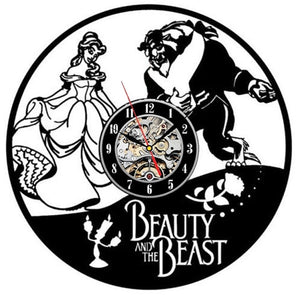 Beauty and Beast Wall Clock