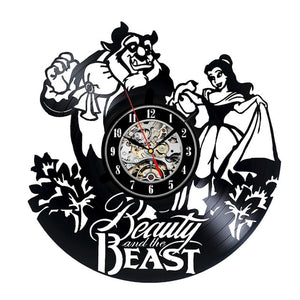 Beauty and Beast Wall Clock