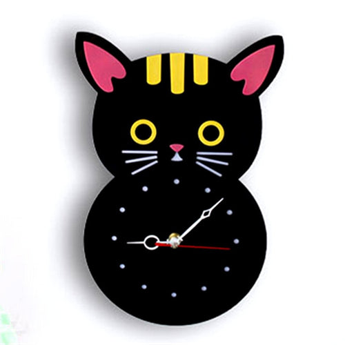 Cute Cat Wall Clock-