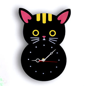 Cute Cat Wall Clock-