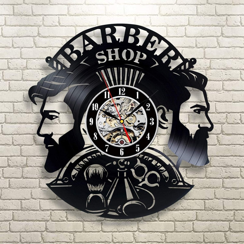 Barber Shop Wall Clock