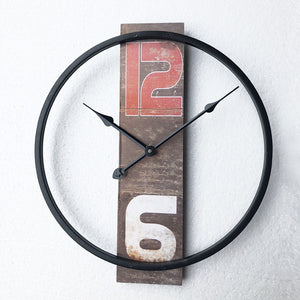 Scandinavian Metal Wall Clock