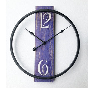 Scandinavian Metal Wall Clock