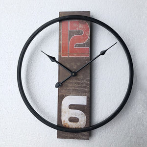 Scandinavian Metal Wall Clock