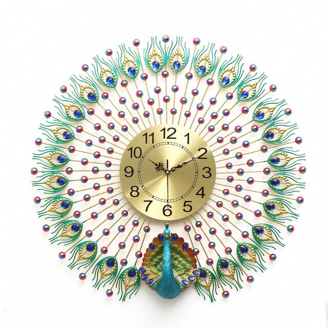 Peacock Wall Clock