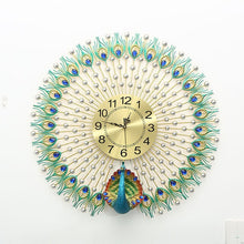 Load image into Gallery viewer, Peacock Wall Clock