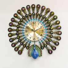 Load image into Gallery viewer, Peacock Large Wall Clock