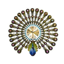 Load image into Gallery viewer, Peacock Large Wall Clock