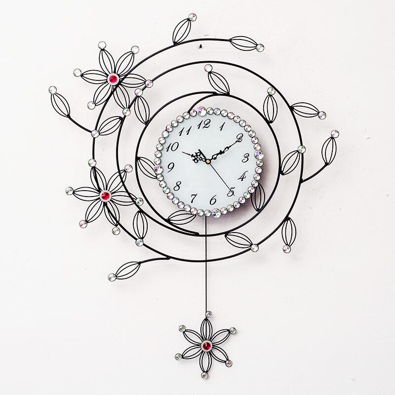 Crystal Diamond Wall Clock