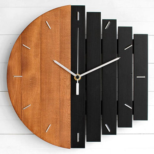 Nordic Wooden Wall Clock-