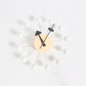 Wooden Balls Wall Clock-