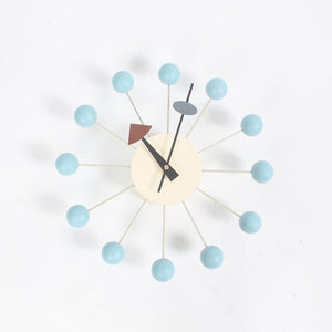 Wooden Balls Wall Clock-